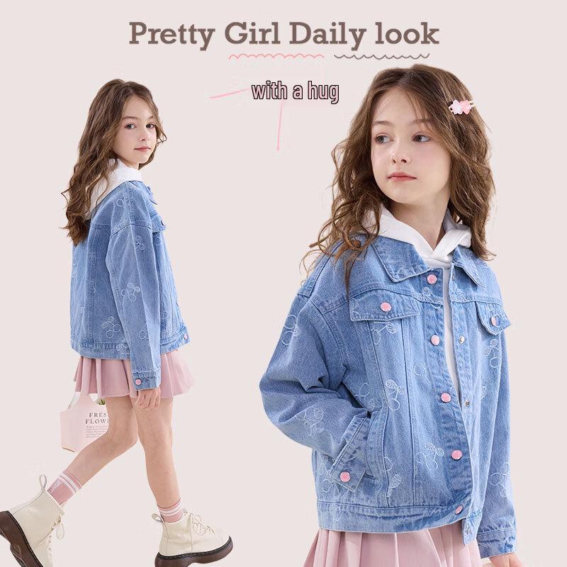 Disney Girls' Casual Denim Jacket