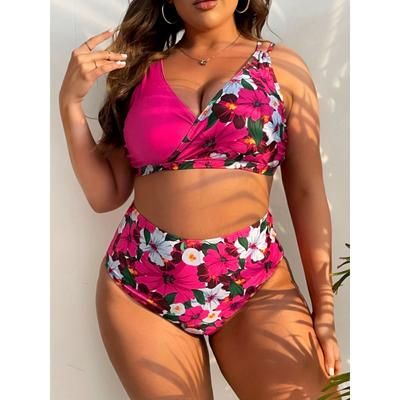 Set da bagno comodi ed elastici taglie forti, costumi da bagno carini ed eleganti, costumi da bagno e abbigliamento da donna