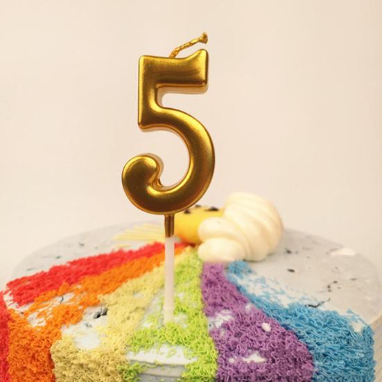 Celebration Candles Elegant Convenient ABS Fashion Number Celebration Candles for Birthday