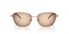 EMPORIO ARMANI SHINY ROSE GOLD BROWN RADIAL GRADIENT 30111357 0EA2170 sunglasses, GREY, 57mm,