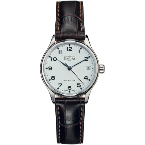 

Davosa Classic Auto Lady Автоматичний годинник з індикацією дати, Swiss Made, 166.188.16V, Жіночий, Чорний
