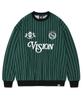 VISION STREETWEAR Vsw Vision Team Crewneck Dark Green