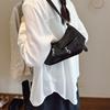 Popular 2025 Summer New Zipper Decorative Women's Underarm Dumpling Bag Trendy Personalized Street Underarm Bag