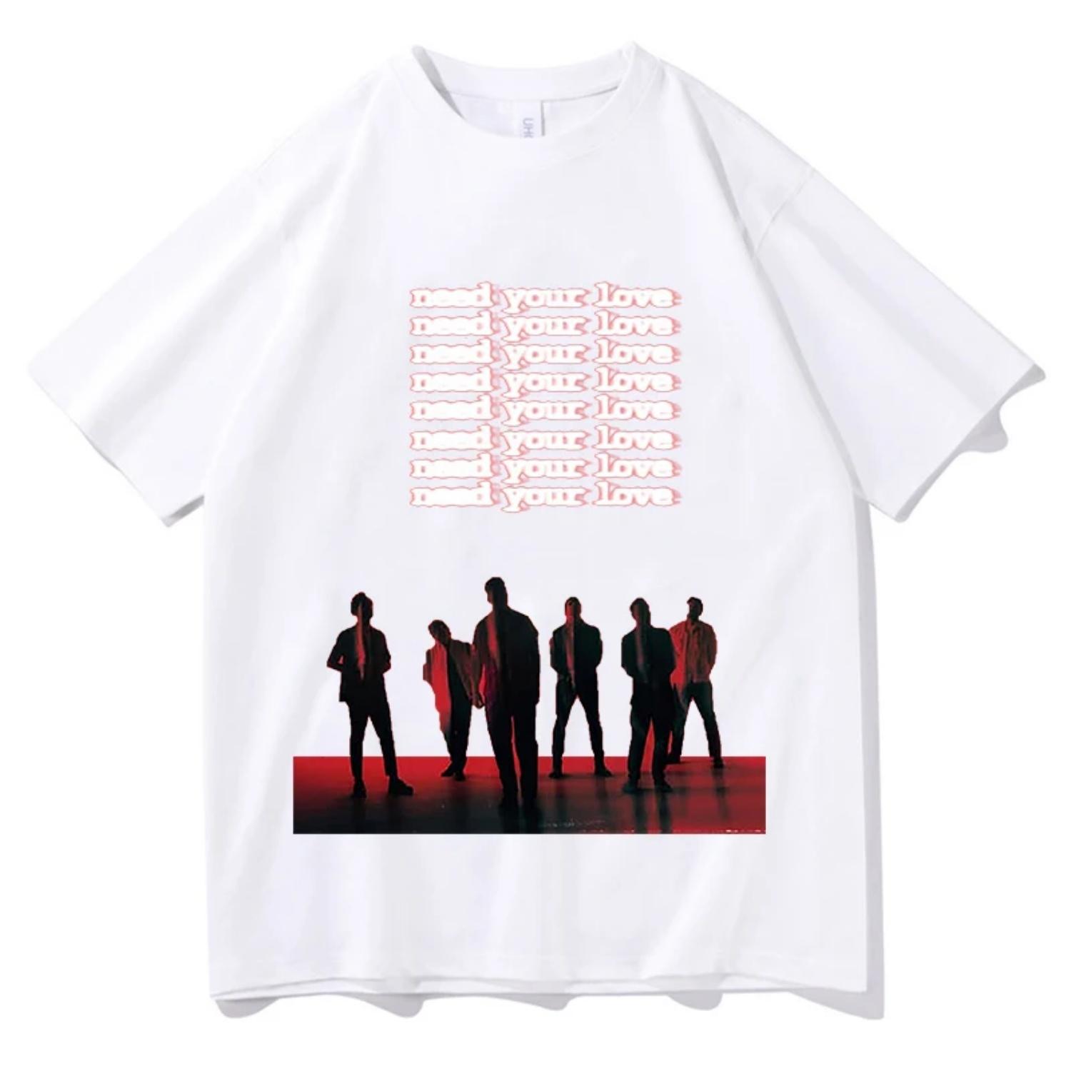 

OneRepublic Need Your Love T-shirts Men Women Summer Cotton Clothing Casual Fashion Round Neck Short Sleeved Tee Streetwear S чёрный