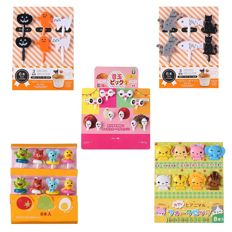 Fruit Fork Cartoon Mini Animal Household Food Selection Children Snacks Cake Dessert Food Fruit Fork Party Decoration