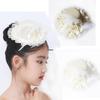 Girls' Performance Feather Flower Headpiece - Small Top Hat Hair Clip Accessory for Dresses