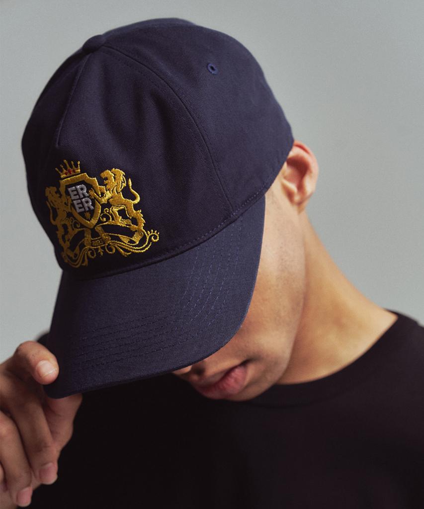 ERER Lion 5-Panel Cap Navy