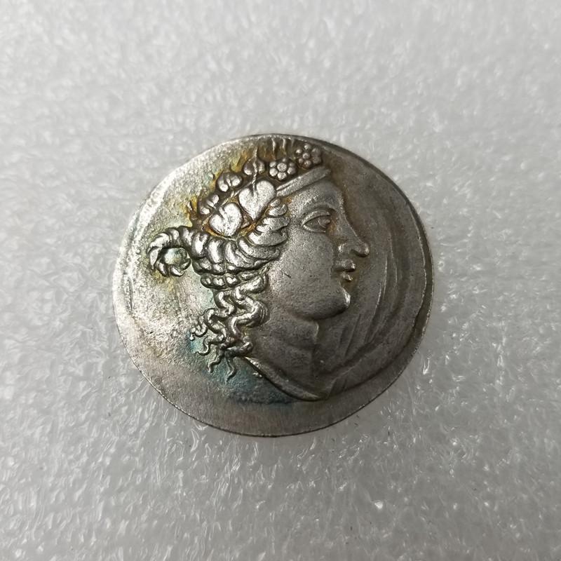 Antique Greek Coin Silver Round - Aged Copper-Plated Collection #3391 Copper