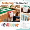 Foldable Mahjong Tile Rack Desktop Holder Slant Viewing Stand Space Saving 3D Printed Table Accessory Compatible with American Style Mahjong
