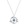 Smart Zircon Necklace, Women's Imitation Moissanite Dolphin Pendant, Collarbone Chain Jewelry.