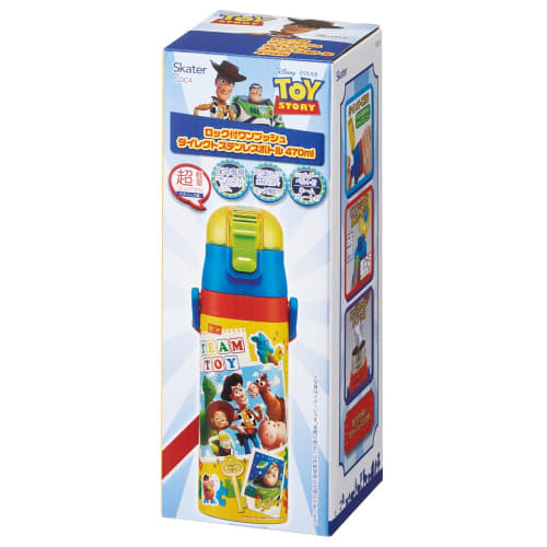 Skater Children's Stainless Steel Water Bottle Direct Drinking 470ml Disney Toy Story 24 Child-friendly Lightweight Type Cold Storage Waterbottle Spor