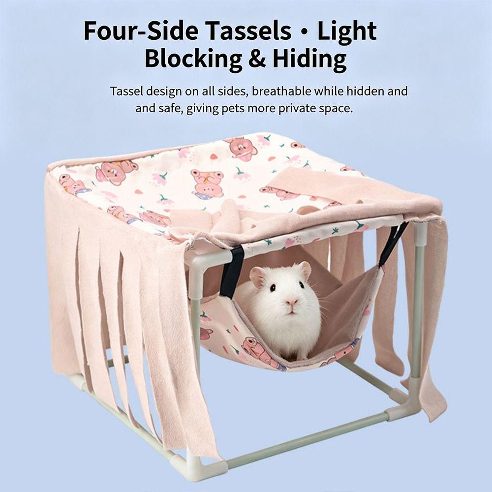 Breathable Ferret Hamster Hammock Soft Hanging Hammock Guinea Pig Hiding Nest  For Guinea Pig