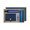 Promo  Business Luxury A5 Diary Bottle Set Customizable PU Leather A5 Notebook Gift Set With Pen Thermal Mug and USB
