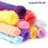 2 Meter Colorful Sheer Fabric Set 10 Mixed Hues Decorative Cloth Party Backdrops Handmade Art Projects Top Sale