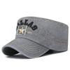 Cappello Piatto Ricamato Primavera Autunno Uomo Cappello Traspirante Berretti Militari Visiera Esercito Cappello Allenamento Cappelli Cadetto