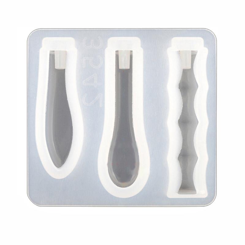 Creative Casting Mold Resin Paddle Mold Knife Fork Flat Shovel Silicone Molds for DIY Handcraft Beginners Home Decor