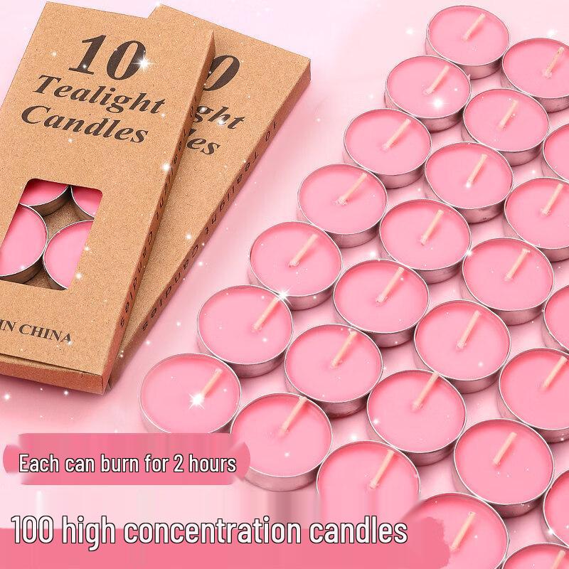 LIEI Natural Smokeless Sealing Wax Tea Candle