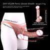SXXY Skin Feeling Briefs&Boxer shorts Pants With Large Hollow Dildo Realistic Male Strapon Penis Sleeve Adult Sex Game
