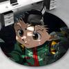 1pc Anime Cartoon Design Round Carpet - Office Chair Mat, Non-Slip Rug for Home Decor, Living Room, Bedroom, Game Room & Dormitory Decoration.W085