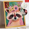 Pearl Painting Diy Sticky Diamond Creative Floral Fox Diamond Painting Kit Living Room Hanging Painting