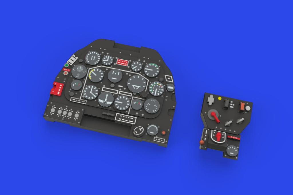 Eduard 1/72 Scale Look P-51D-5 Instrument Panel (for Eduard) Plastic Model Parts EDU674012