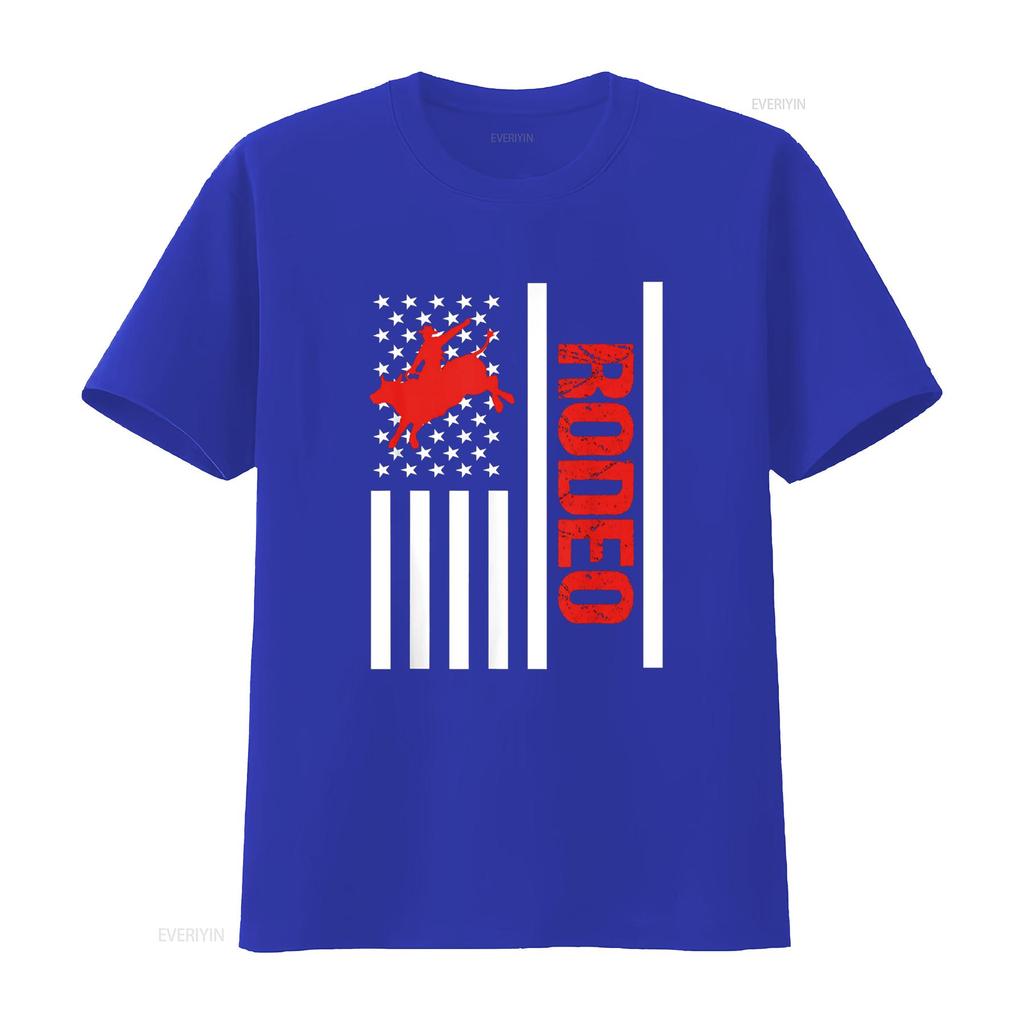 Rodeo Bull Riding T Shirt vintage Washed Soft Breathable graphic Unisex streetwear Versatile Casual Top For Everyday Wear