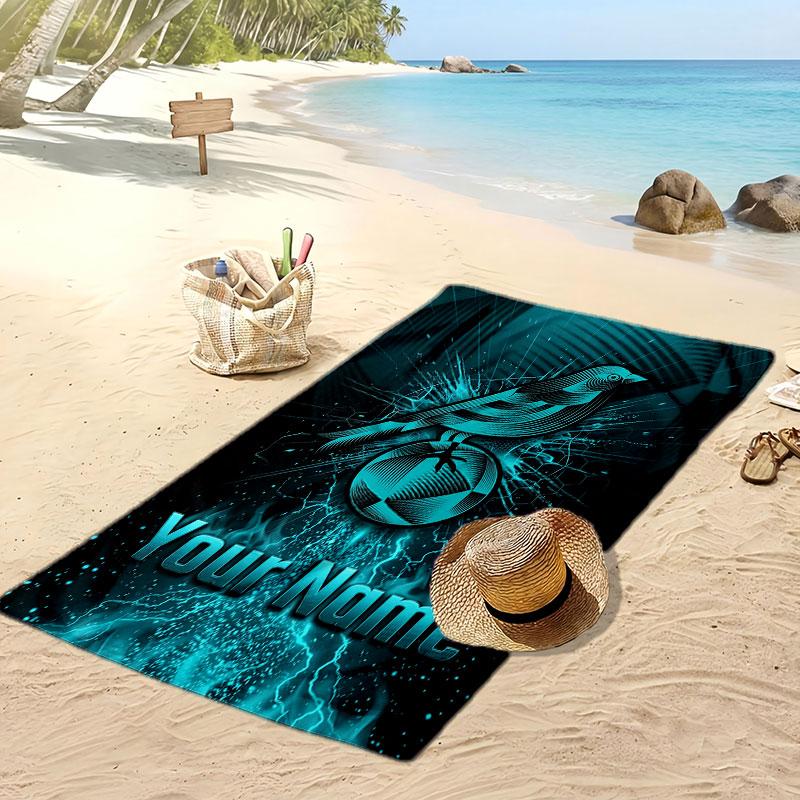 Norwich City Personalisiertes Bedrucktes Strandtuch Fußballlogo Unterstützung Benutzerdefinierter Name Text Absorbierendes Handtuch Für Sport Reisen Besonderes Geschenk