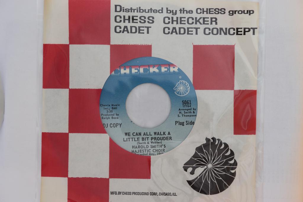 7inch Record HAROLD SMITH'S MAJESTIC CHOIR / HAR - We Can All Walk A Little Bit Proude 5061 Checker 1968 US Soul/Funk Used