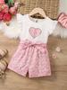 Little Girls Summer Dress, White Sleeveless Casual Toddler Kid Easter Dresses 2-8 Years, Soft Polyester Blend Kids Clothes