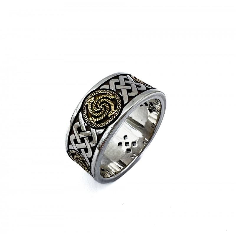 Adjustable Viking Style Ring With Five Dragon Totem Design Retro Ethnic Couple Rings Men Women Adjustable Open Band