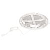 Ventilation Grille - Kotarbau - Adjustable 100-150 Mm - Lockable - Round White Mosquito Net - Insect Repellent