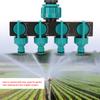 4 Way Tap Hose Adapter,   Converts Faucet Water To 4 Outlets with Stop Valve, Great for Garden Watering, Easy Installation with