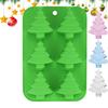 Christmas Silicone Molds Non Stick Christmas Silicone Cake Baking Mold Christmas Candy Molds for Cake Soap Candy Ice Cookie