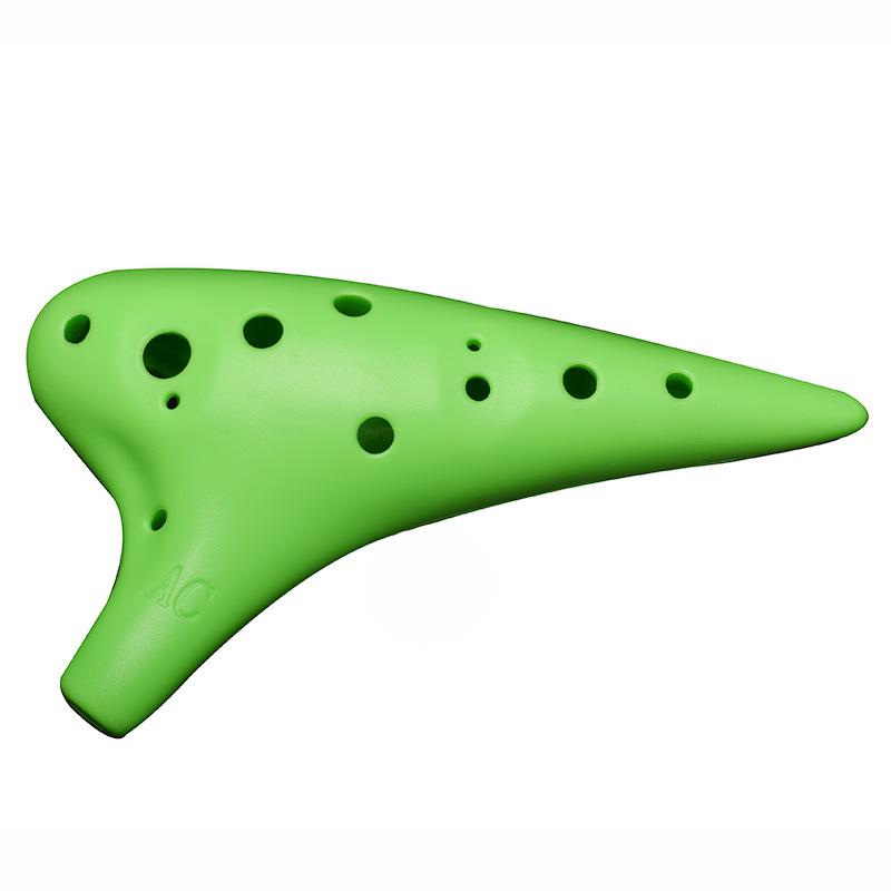 12-Hole Alto C Key Resin Ocarina: Beginner-Friendly Musical Instrument for Adults and Children.