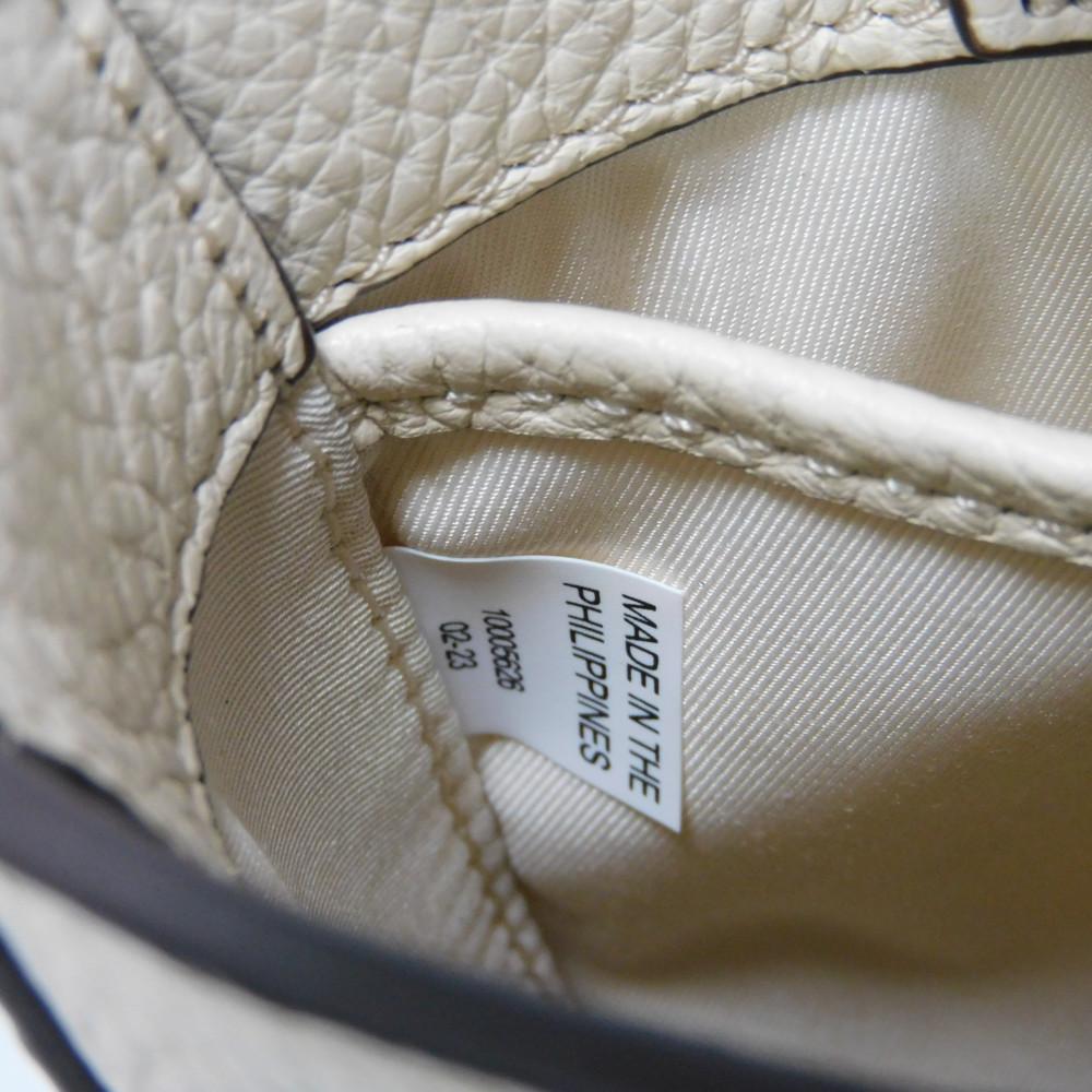 Used 10833 Britten Phone Crossbody 141000 122 7921 Ivory Pochette with Double T Logo in New Cream, Unisex from Japan