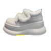 Skinny and heightening cotton shoes, piled and thickened in winter, new thick-soled heightening child, fluffy thick-soled snow boots