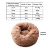 40CM Round Cat Beds House Soft Long Plush Pet Dog Bed for Dogs Basket Pet Products Cushion Cat Bed Cat Mat Animals Sleeping Sofa