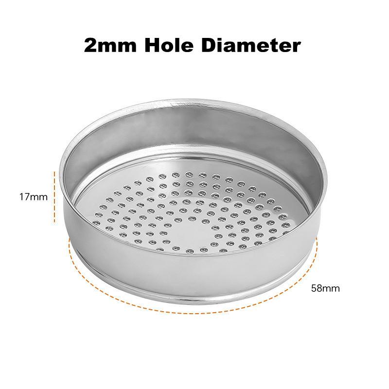 

58mm Espresso Shower Screen For E61 Faema Rancilio Group Head, 2mm Stainless Steel Brew Head Filter Mesh Replacement