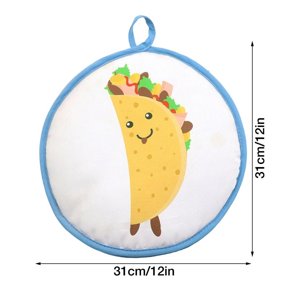 12 Inch Cloth Bag Burrito Portable Tortilla Warmer Pouch Home For Microwave Mexican Warming Trays Heat Resistant Pouch