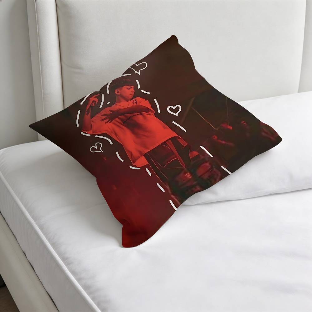 Singer MMilo J Fashion Square Pillow Case Durable Throw Pillow Cover for Sofa Couch Chair