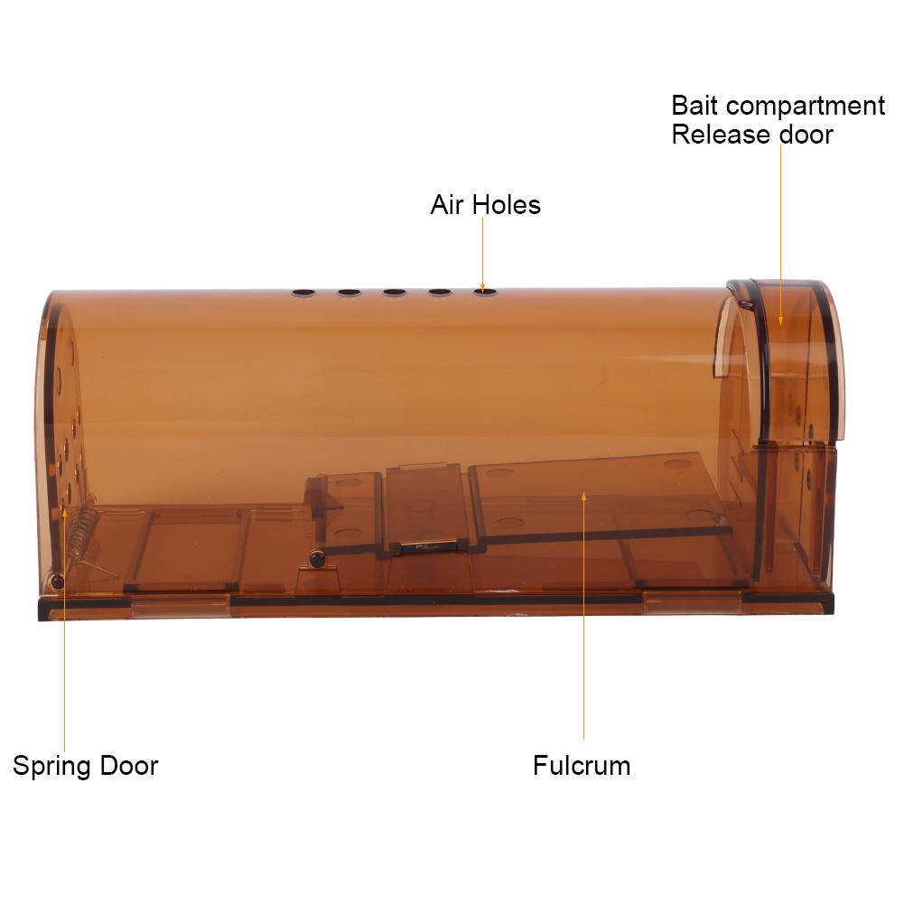2szt Odstraszacz myszy wielokrotnego użytku z tworzywa sztucznego Odstraszacz pułapek na myszy Szczur Mysz Pułapka Klatka dla sklepu Hotel