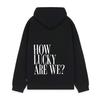 2025 Casual Loose Fit Letter Print Hoodie