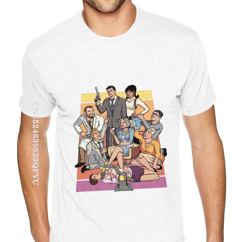 Lila Fara Zon Archer T-shirt Herr Dam Anpassad Oversized Anime T-shirt Herr Ultra Bomull O-ringad T-shirts