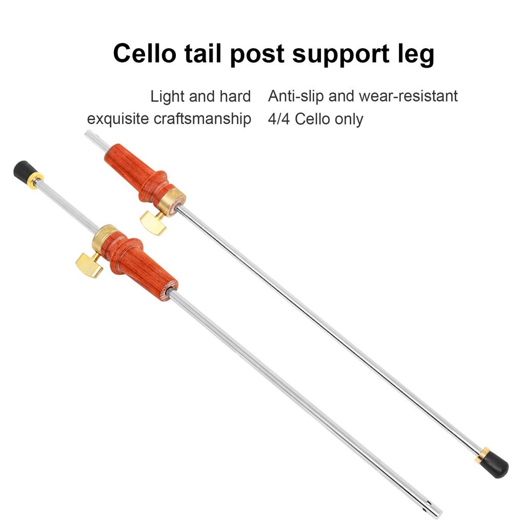Cello Tailrod Cello Stand Cello Endpin Cello Tail Rod Support Musical Instrument Accessory Part Cello Playing Stabilizer