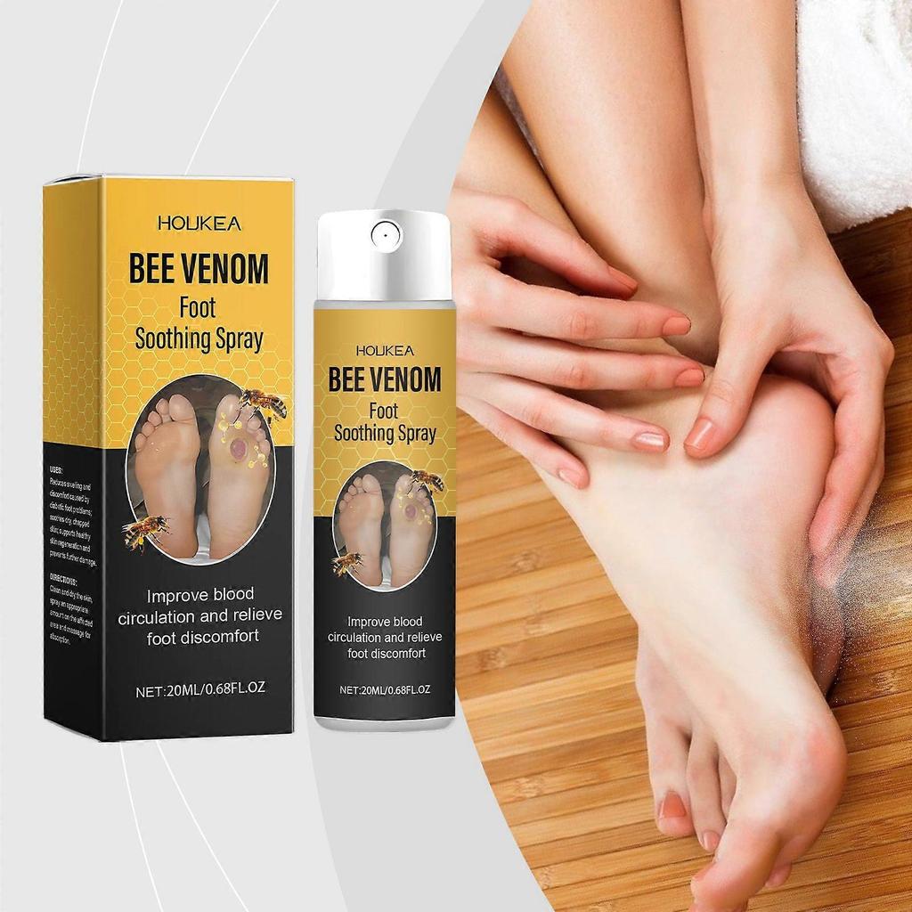 Houkea Foot Care Soothing Spray - Gently Moisturizes And Protects Foot Skin, Massages The Soles To Relieve Discomfort