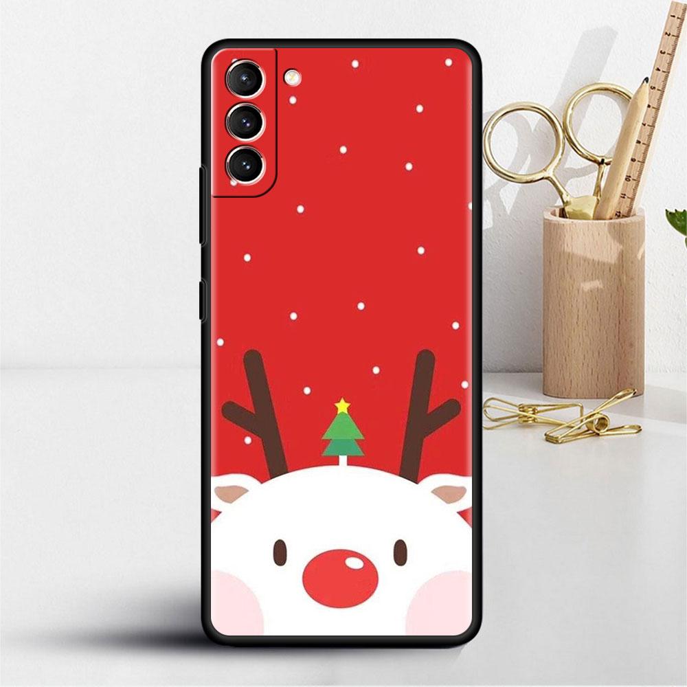 

Рождественский чехол Санта-Клауса для Samsung Galaxy S22 S21 S20 FE S10 S9 Plus S8 Note 20 Ultra 10 Plus Soft Phone Shell Samsung Note 9