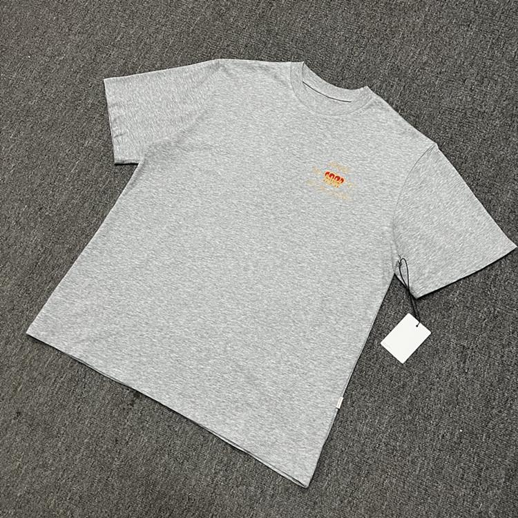 Unisex Casual Loose Fit Printed T-Shirt with Round Neck and Short Sleeves