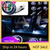 Car Stickers For Alfa Romeo For Alfa Romeo LED Car Door Welcome Light Logo Projector Giulia Giulietta Mito Stelvio Brera 147 166