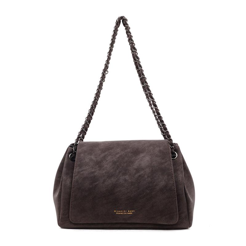 

Retro commuter tote bag large-capacity bag women s 2025 new chain bag high-end shoulder messenger bag