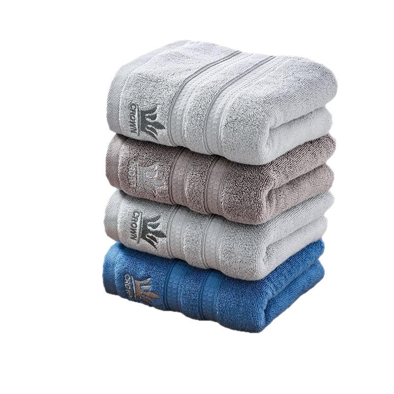 Unisex Antibacterial Quick-Dry Pure Cotton Bath & Face Towel - Soft, Absorbent & Thickened